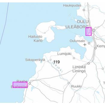 Satamakartta 119, Raahe & Oulu 1:20 000 / 1:10 000, 2022