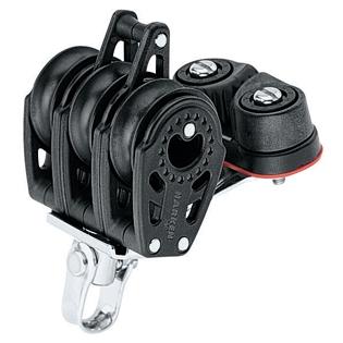 Harken 29 mm Carbo triplaploki leikarilla, hunsvotilla ja lukolla