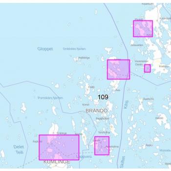 Satamakartta 109, Kumlinge, Lappo, Jurmo, Vuosnainen & Lypyrtti 1:20 000, 2024