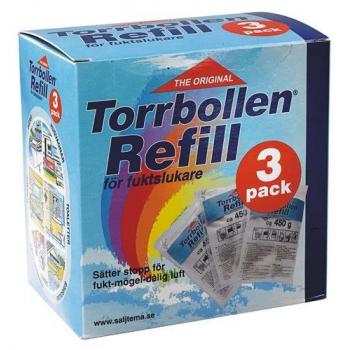 Torrbollen Täyttöpakkaus, 3 pack