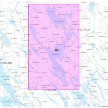 Sisävesikartta 452, Pielavesi – Nilakka 1:50 000, 2006