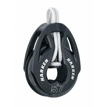 Harken 57 mm Carbo T2 ploki luupilla