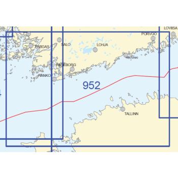 Yleismerikartta 952, Läntinen Suomenlahti 1:250 000, 2015