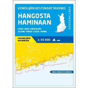 Veneilijän Kestokarttavihko Hanko-Hamina, 1:55 000