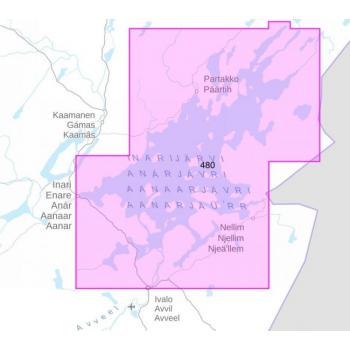 Sisävesikartta 480, Inarijärvi 1:50 000, 2011