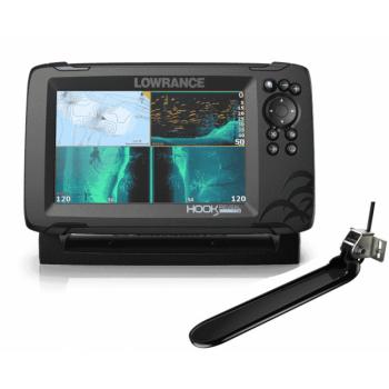 Lowrance HOOK Reveal 7" TripleShot kaikuluotain/karttaplotteri