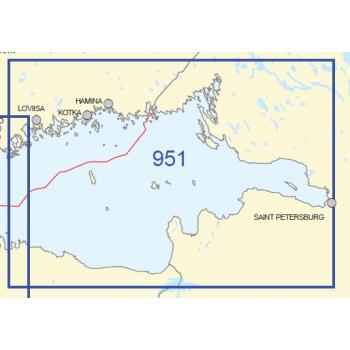 Yleismerikartta 951, Itäinen Suomenlahti 1:250 000, 2015